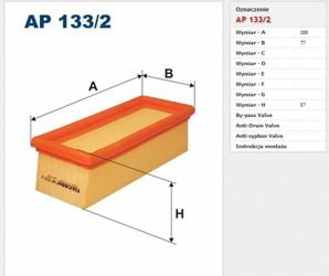 Filtr powietrza Filtron Renault Clio 2