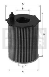 Filtr oleju MANN Volvo V50