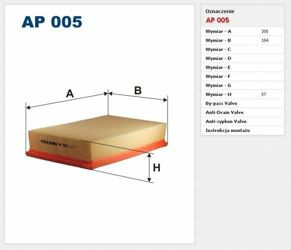Filtr powietrza Filtron Volkswagen Passat (1988->1996)