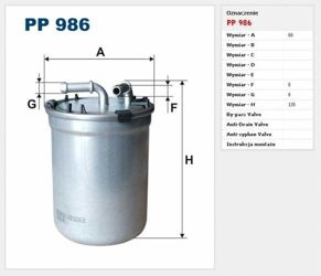 Filtr paliwa Filtron Volkswagen Fox