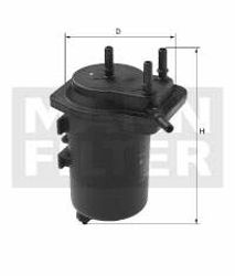 Filtr Paliwa MANN Renault Clio 2