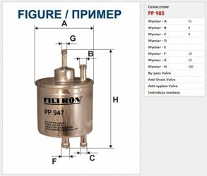 Filtr paliwa Filtron Volkswagen Touareg