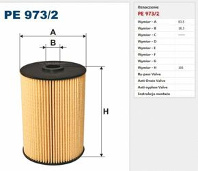 Filtr paliwa Filtron Volkswagen Golf V