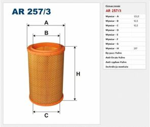 Filtr powietrza Filtron Renault Espace 3