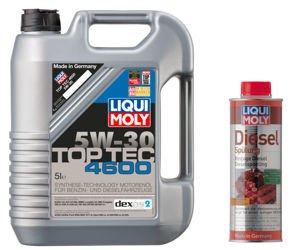 Olej Liqui Moly Top Tec 4600 5W30 5L + Diesel Spulung