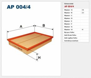 Filtr powietrza Filtron Volkswagen Passat (362)
