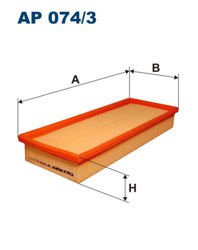 Filtr powietrza Filtron Ford Mondeo III