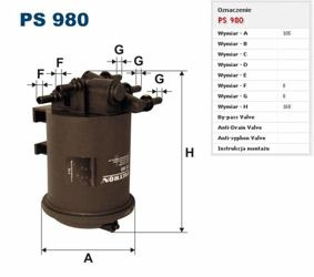Filtr Paliwa Filtron Renault Megane 1