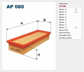 Filtr Powietrza FIltron Renault Kangoo 1
