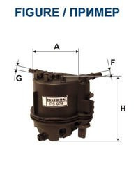 Filtr paliwa Filtron Peugeot 307