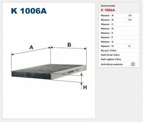 Filtr kabinowy Filtron Volkswagen Polo III