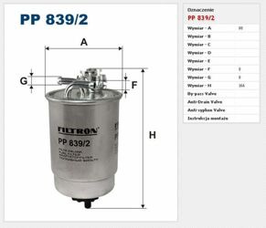 Filtr paliwa Filtron Volkswagen Polo III