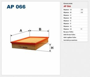 Filtr powietrza Filtron Volvo 940 II