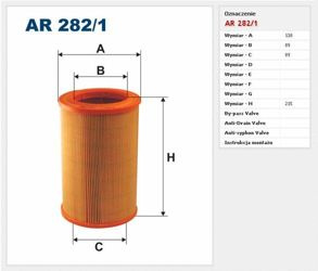 Filtr powietrza Filtron Renault Safrane 2