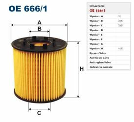 Filtr oleju Filtron Renault AVANTIME