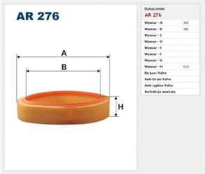 Filtr powietrza Filtron Renault Megane Scenic