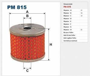 Filtr paliwa Filtron Renault Clio 1