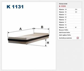 Filtr kabinowy Filtron Renault Espace 4