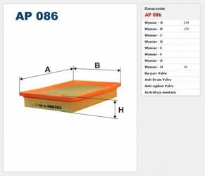 Filtr powietrza Filtron Alfa Romeo 155
