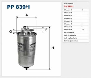 Filtr paliwa Filtron Volkswagen Passat (1996->2000)