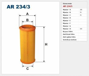 Filtr powietrza Filtron Fiat Doblo