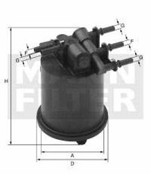 Filtr Paliwa MANN Renault Scenic 1