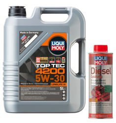 Olej Liqui Moly Top Tec 4200 5W30 5L + Diesel Spulung
