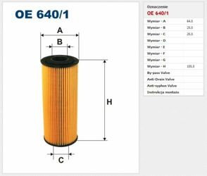 Filtr oleju Filtron Volkswagen New Beetle