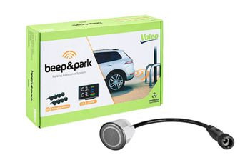Czujniki parkowania  Valeo przód + tył + wyświetlacz - Szare czujniki