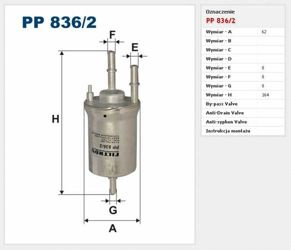 Filtr paliwa Filtron Volkswagen Scirocco III