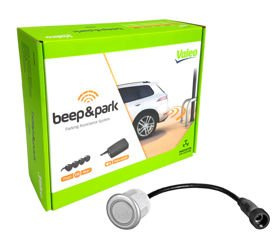 Czujniki parkowania Valeo zestaw nr 1 - Srebrne czujniki