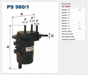 Filtr paliwa Filtron Renault Scenic 2
