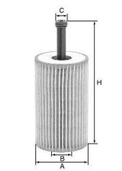 Filtr oleju MANN Citroen C2