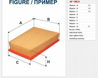 Filtr powietrza Filtron Renault Kangoo 2