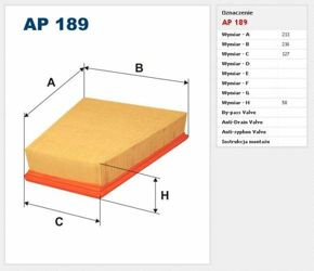Filtr powietrza Filtron Volkswagen Polo V (6R)