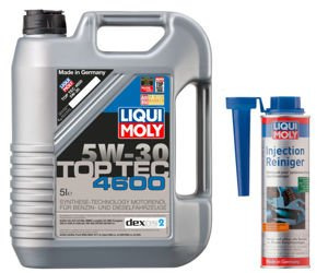 Olej Liqui Moly Top Tec 4600 5W30 5L + Injection Reiniger