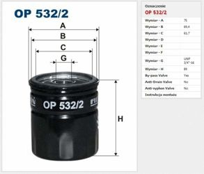 Filtr oleju Filtron Ford C-Max