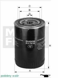 Filtr oleju MANN Renault Modus