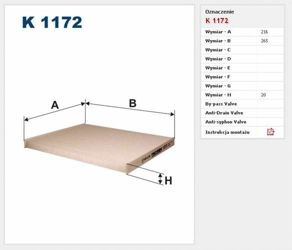 Filtr kabinowy Filtron Alfa Romeo Mito
