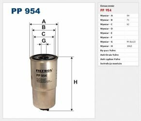 Filtr paliwa Filtron Fiat Brava