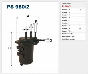 Filtr Paliwa Filtron Renault Kangoo 1