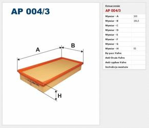 Filtr Powietrza Filtron Volkswagen Touareg II