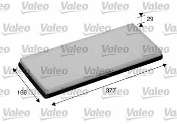 Filtr kabinowy Valeo Volkswagen LT II (28, 35, 46)