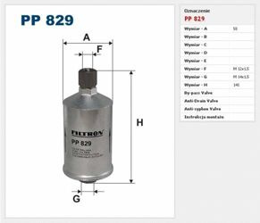 Filtr paliwa Filtron Alfa Romeo 155