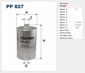 Filtr paliwa Filtron Volkswagen Passat (3B3, 3B6)