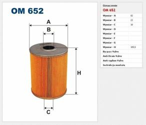 Filtr oleju Filtron Volkswagen Sharan I