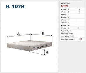 Filtr kabinowy Filtron Audi A2