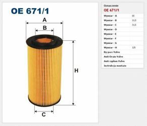 Filtr oleju Filtron Volkswagen New Beetle