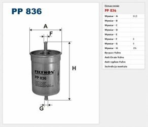 Filtr paliwa Filtron Volkswagen Vento