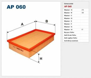 Filtr Powietrza Filtron Volkswagen Polo III